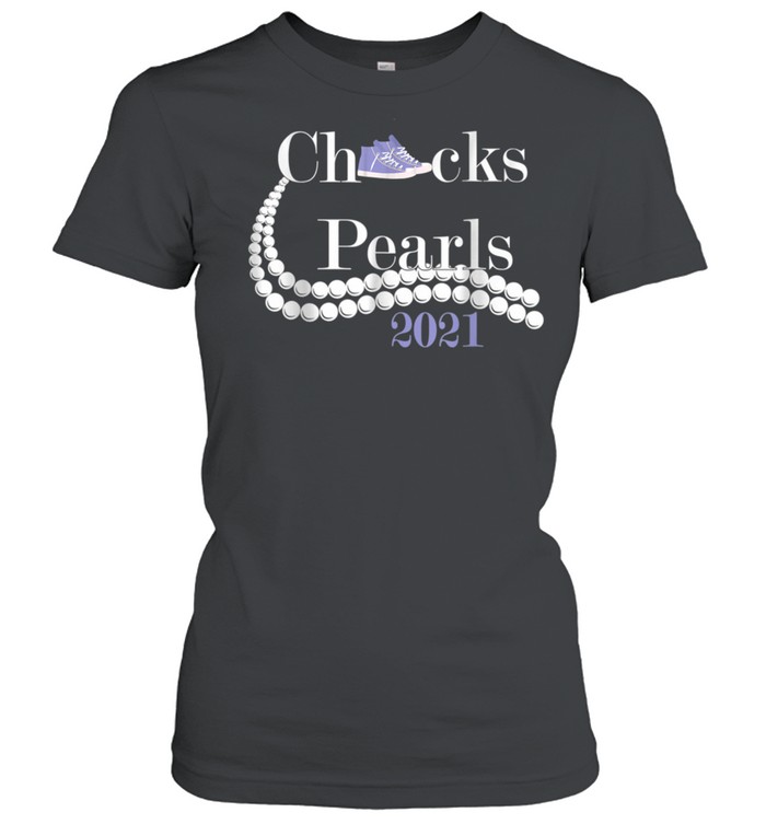Chucks And Pearls 2021 Cute T Shirt Classic Women'S T-Shirt