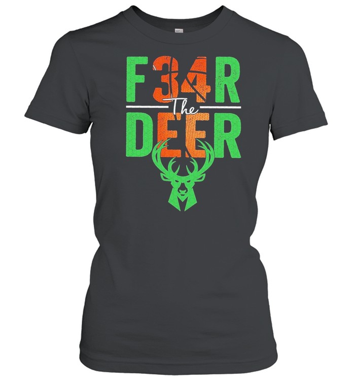 Fear The Deer Milwaukee Basketball And Hunting Shirt Classic Womens T Shirt