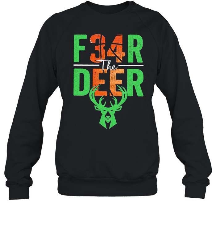 Fear The Deer Milwaukee Basketball And Hunting Shirt Unisex Sweatshirt