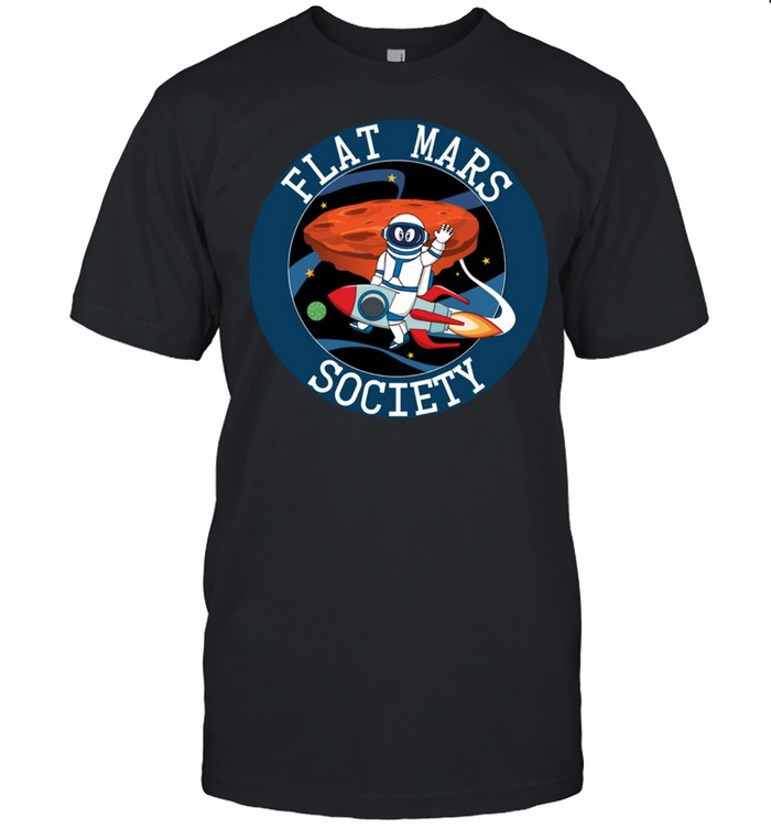 Flat Mars Society space design shirt Classic Men's T-shirt