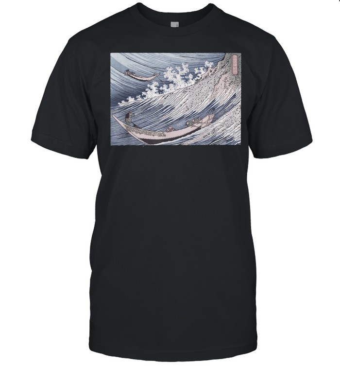 Japanese Art Print, Hokusai, A Thousand Views of the Sea shirt Classic Men's T-shirt