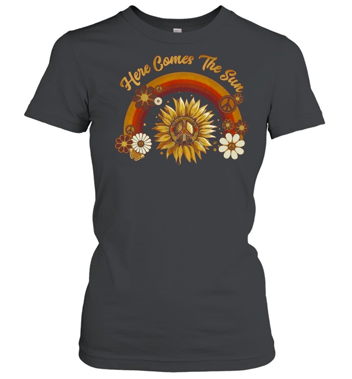 Sunflower Here Comes The Sun T Shirt Classic Womens T Shirt