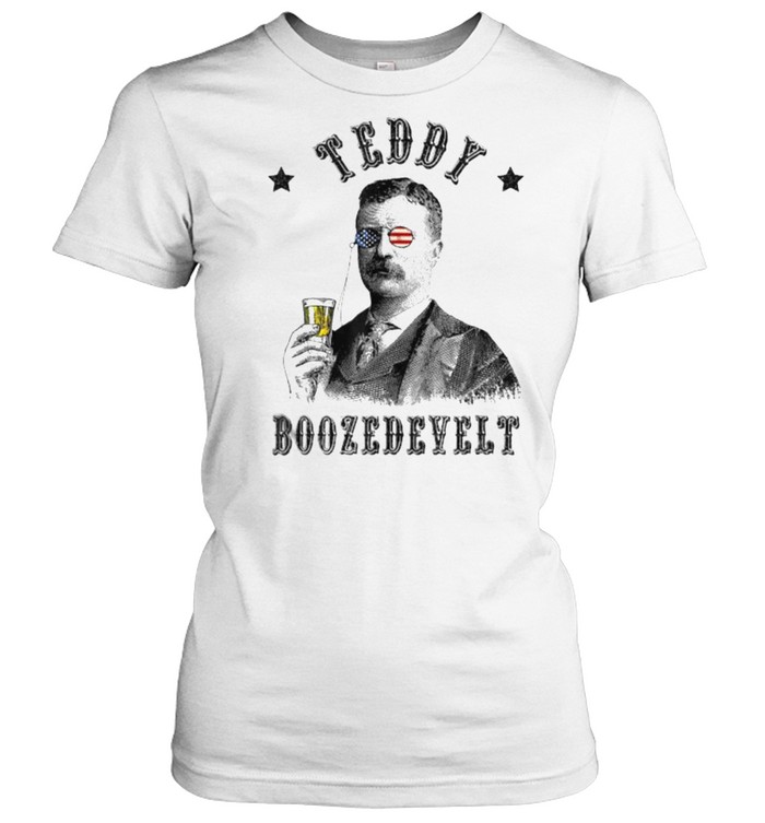 Teddy Boozedevelt President 4th Of July Patriot T- Classic Women's T-shirt