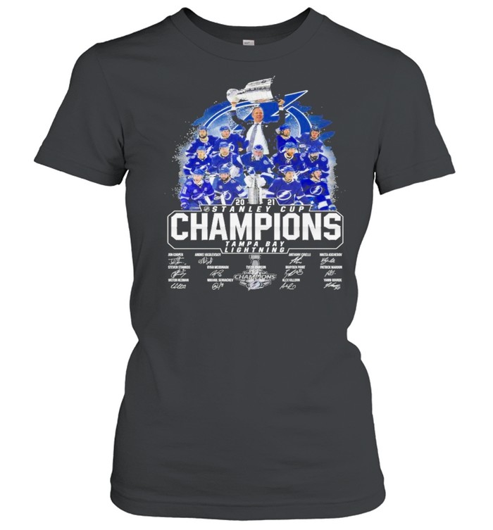 2021 Stanley Cup Tampa Bay Lightning Teams Shirt Classic Womens T Shirt