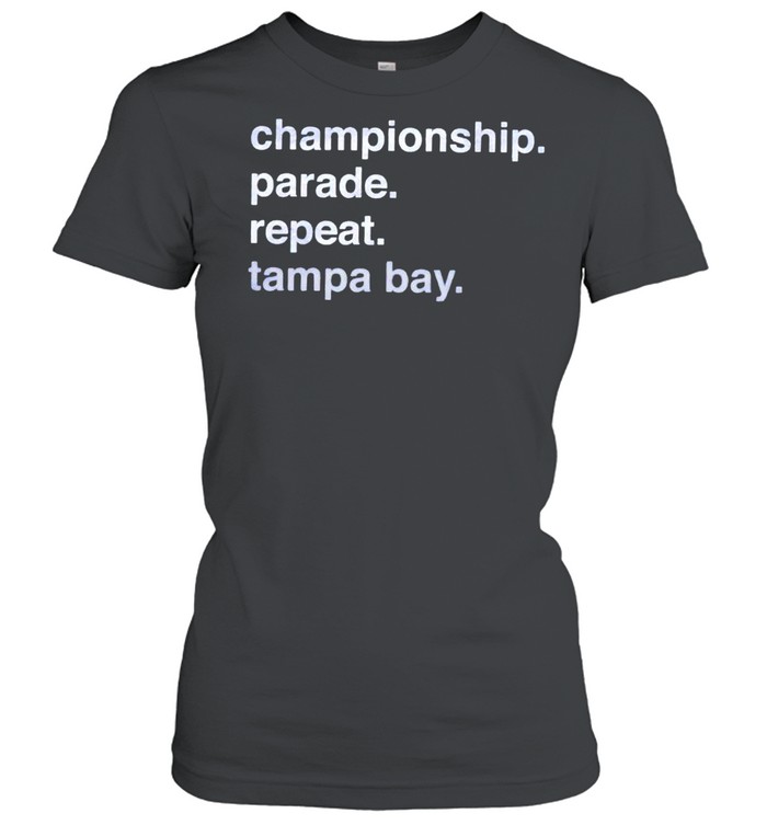Championship Parade Repeat Tampa Bay Lightning Shirt Classic Women'S T-Shirt