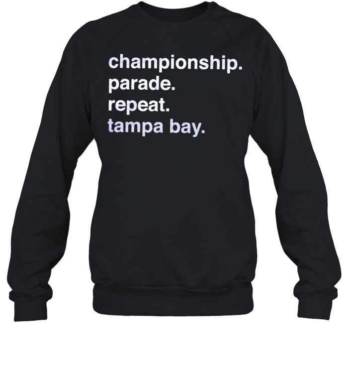 Championship Parade Repeat Tampa Bay Lightning Shirt Unisex Sweatshirt