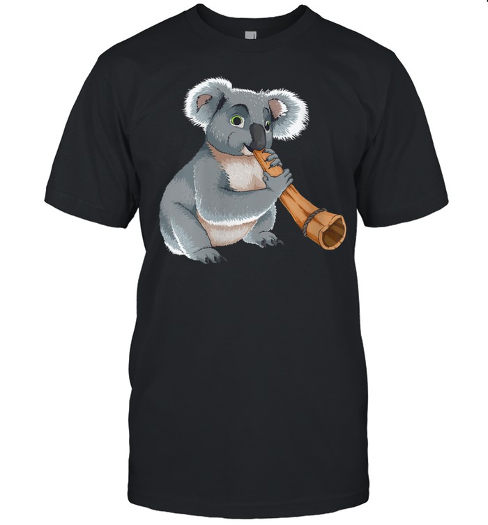 Cool Koala Playing Didgeridoo Bear Musician Fan shirt Classic Men's T-shirt