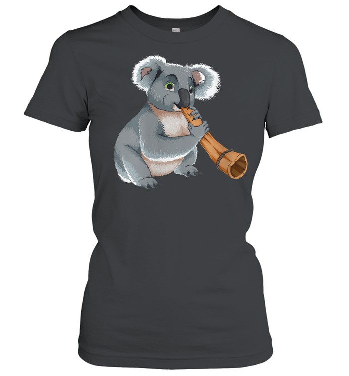 Cool Koala Playing Didgeridoo Bear Musician Fan Shirt Classic Women'S T-Shirt