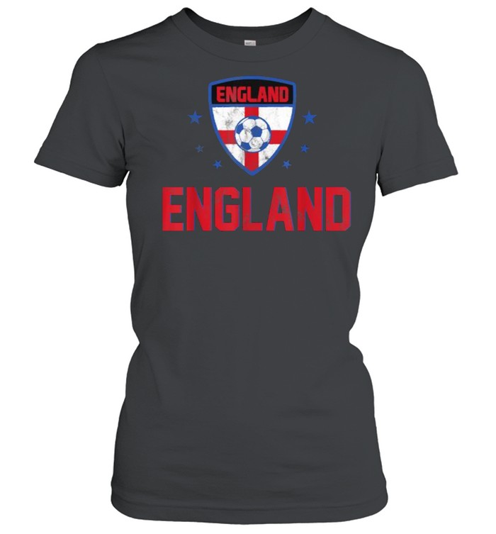 England Soccer Jersey National Flag Football  Classic Women'S T-Shirt