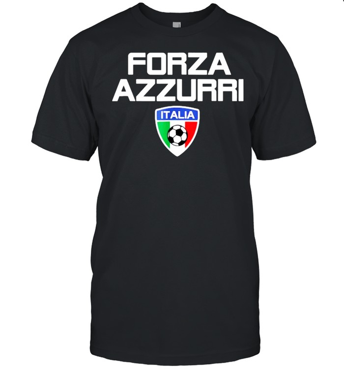 Forza Azzurri Italy Soccer Jersey Style Italia Milan Roma Inter T- Classic Men's T-shirt