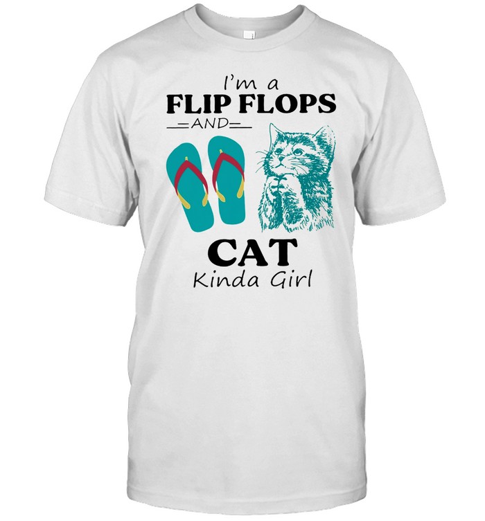 Im a flip flop and cat kinda girl shirt Classic Men's T-shirt