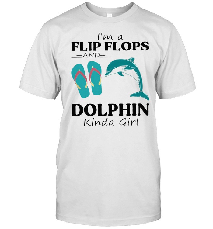 Im a flip flop and Dolphin kinda girl shirt Classic Men's T-shirt