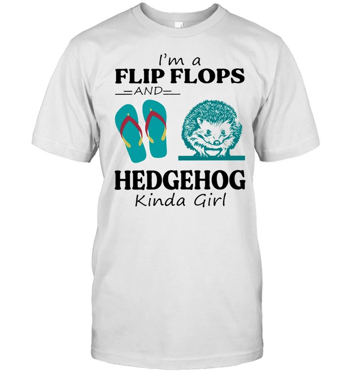 Im a Flip Flop and Hedgehog kinda girl shirt Classic Men's T-shirt