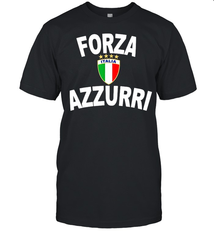 Italy Forza Azzurri Soccer Jersey Italia Flag Football Gift  Classic Men's T-shirt