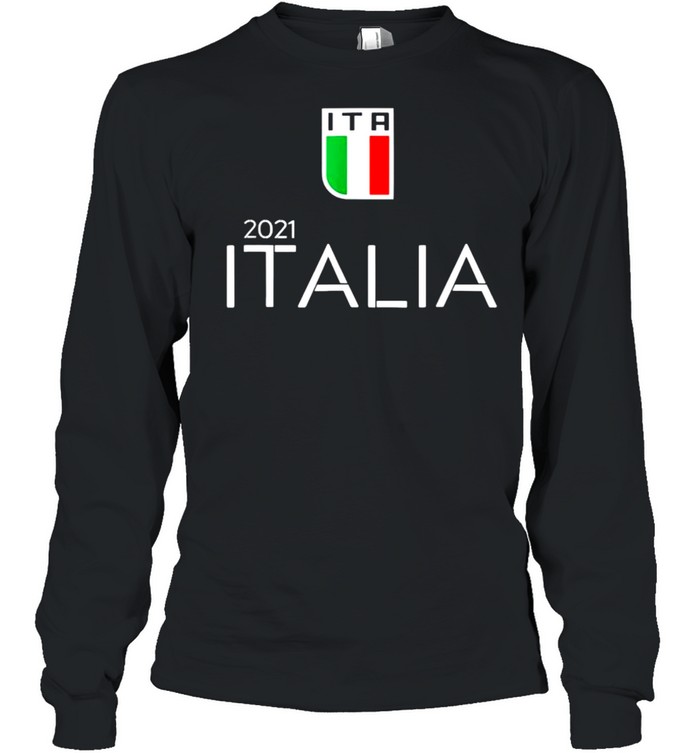 Italy Jersey Soccer 2020 2021 Italian  Long Sleeved T-Shirt