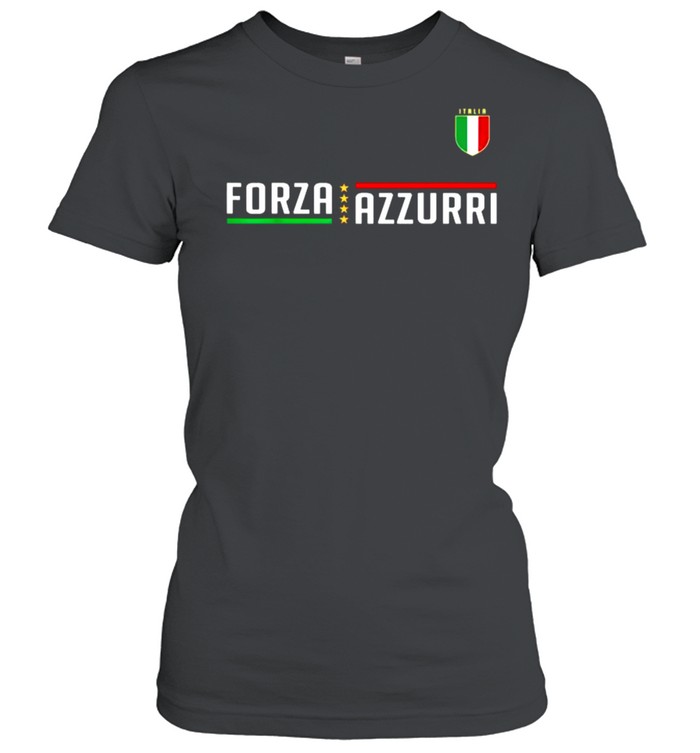 Italy Jersey Soccer National Football Forza Azzurri 2021 Classic Womens T Shirt