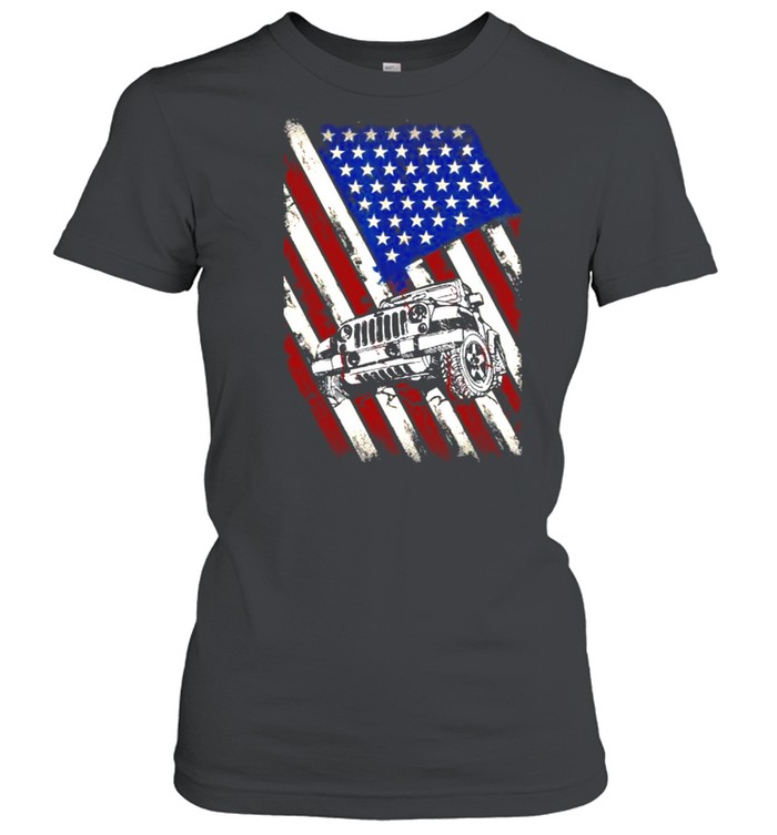 Jeep American Flag Shirt Classic Women'S T-Shirt