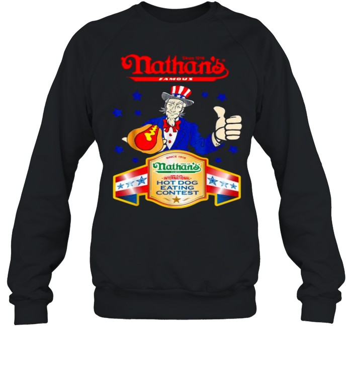 Joey Chestnut Nathans Hot Dog Eating Contest 2021 T- Unisex Sweatshirt