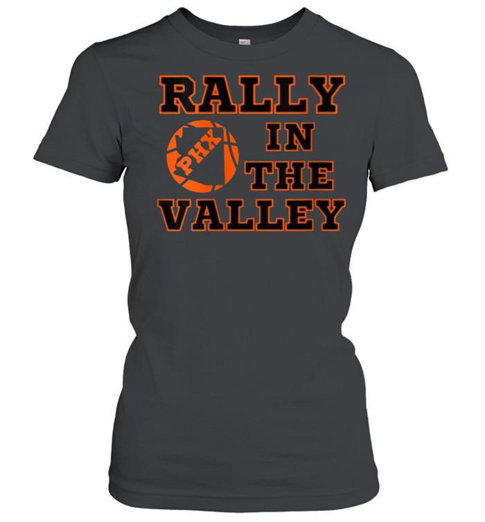 Phoenix Basketball Az Arizona Rally In The Valley Classic Womens T Shirt