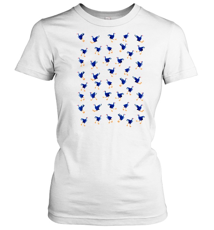 Pukeko Swamp Hen Bird Pattern Shirt Classic Womens T Shirt