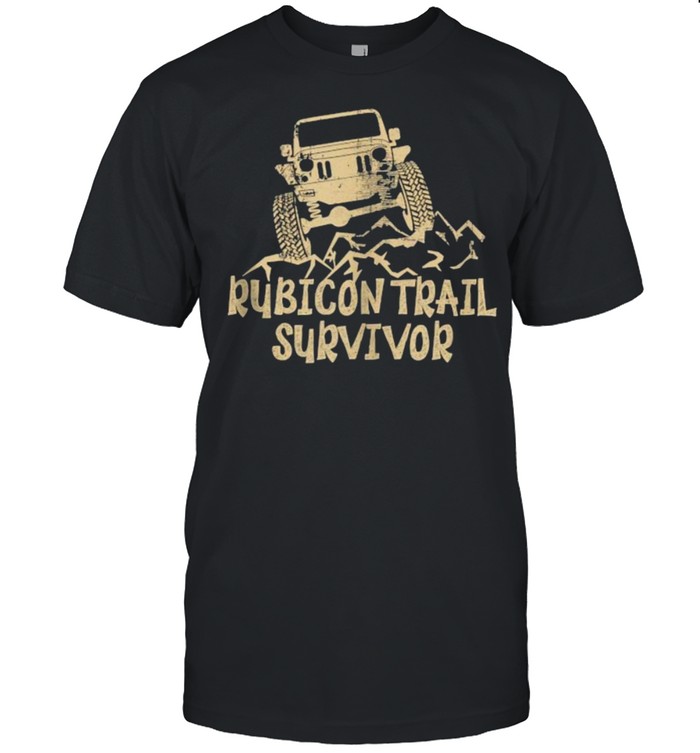 Rubicon Trail Survivor Jeep  Classic Men's T-shirt