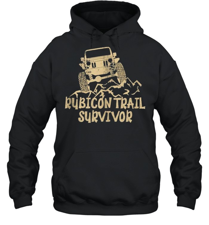 Rubicon Trail Survivor Jeep  Unisex Hoodie