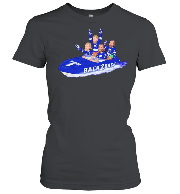 Tampa Bay Lightning Back 2 Back Boat Shirt Classic Women'S T-Shirt