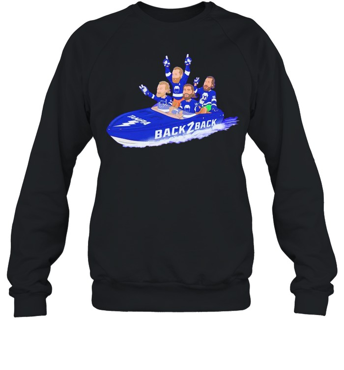 Tampa Bay Lightning Back 2 Back Boat Shirt Unisex Sweatshirt