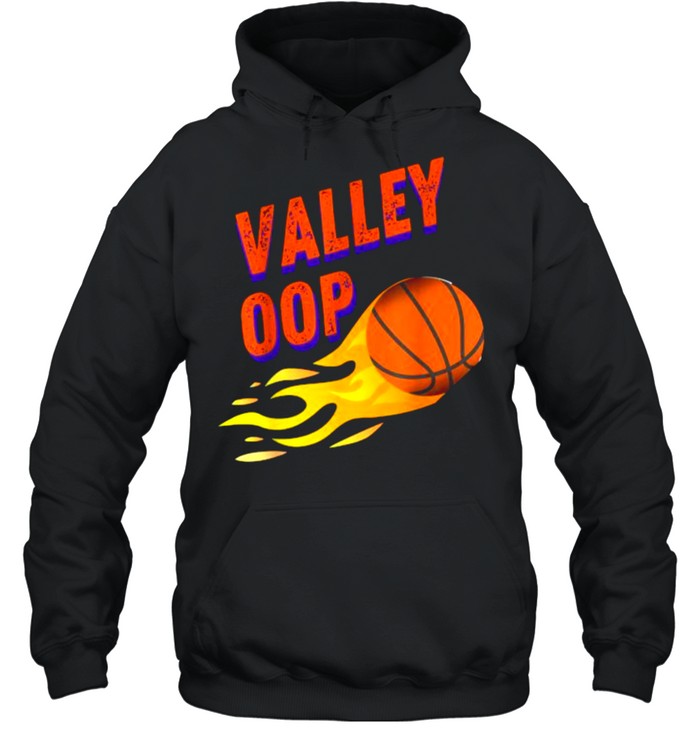 Valley Oop Basketball Retro Grunge T Unisex Hoodie
