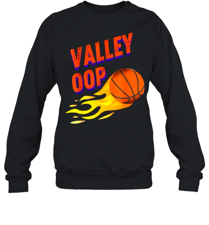 Valley Oop Basketball Retro Grunge T- Unisex Sweatshirt