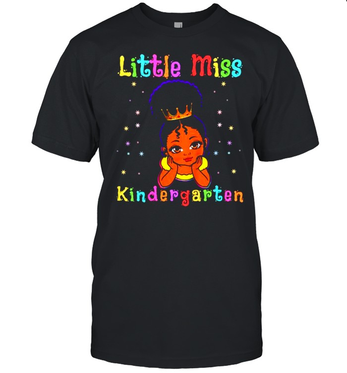 Little Miss Kindergarten Princess Toddler Melanin  Classic Men's T-shirt