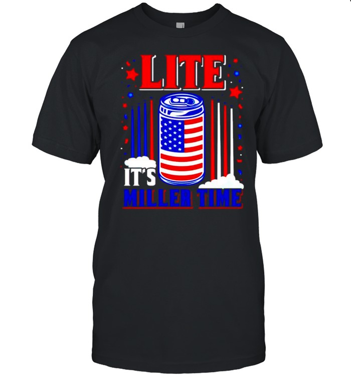 Lite its Miller time American beer shirt Classic Men's T-shirt