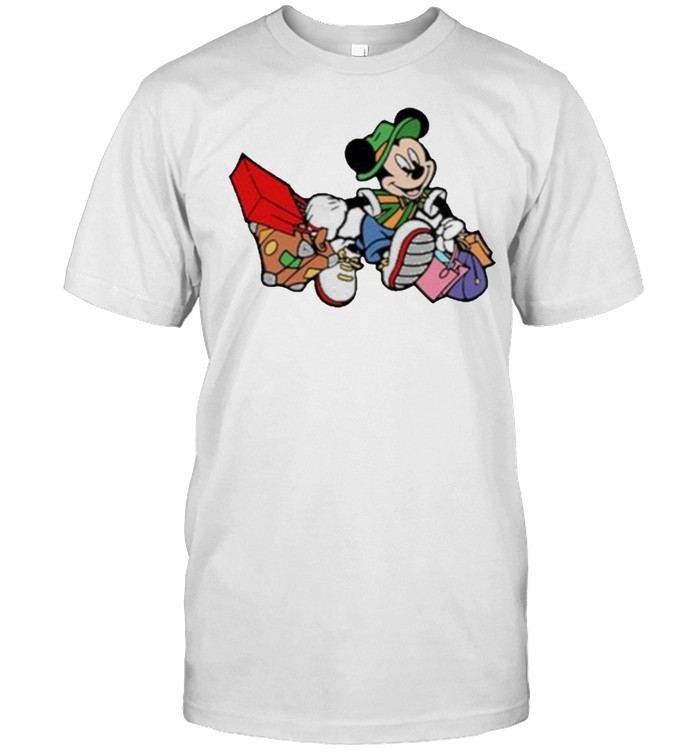 mickey mouse go shopping shirt Classic Men's T-shirt