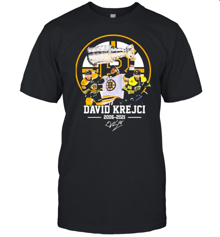 David krejci 2006 2021 signature shirt Classic Men's T-shirt