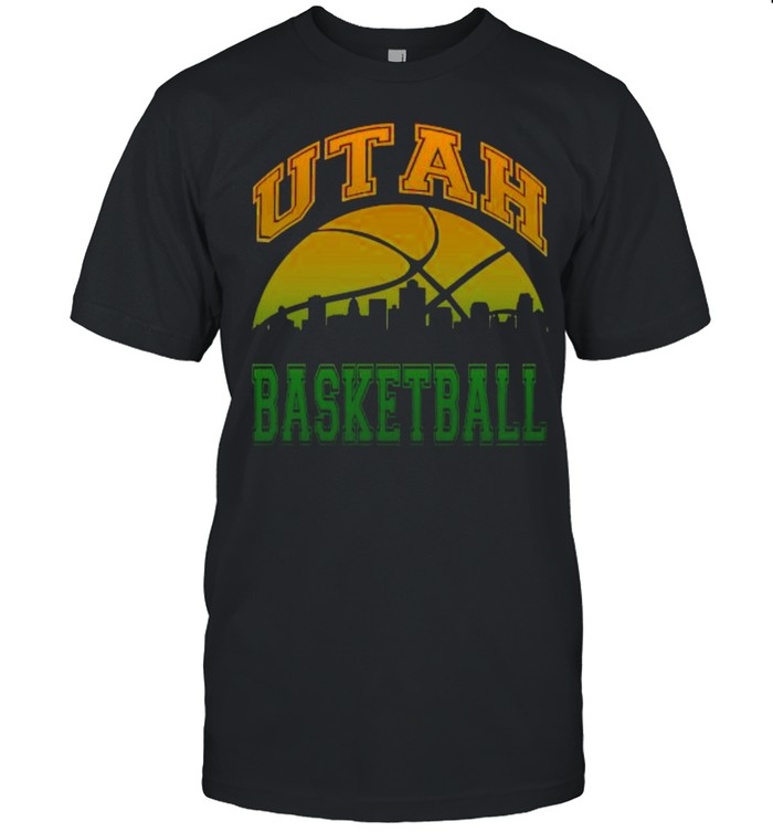 College University style Utah Basketball Fan Sport T- Classic Men's T-shirt