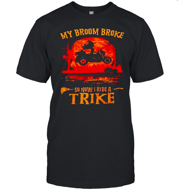 Witch my broom broke so now I ride a trike shirt Classic Men's T-shirt