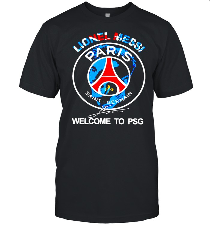 Lionel Messi welcome to Paris Saint-Germain signature shirt Classic Men's T-shirt