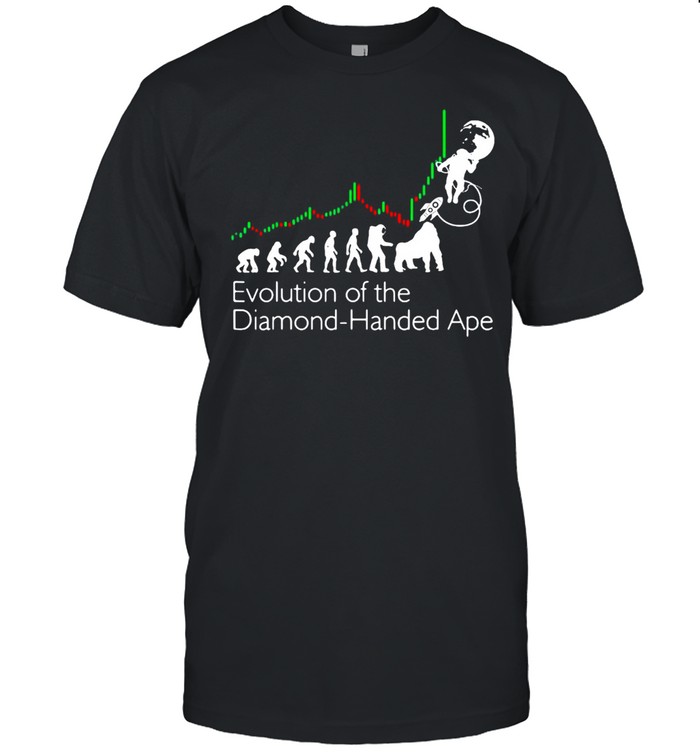 Evolution Of The Diamond Handed Ape T-shirt Classic Men's T-shirt