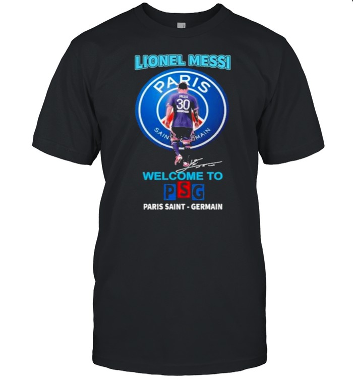 lionel Messi Welcome to PSG  Classic Men's T-shirt