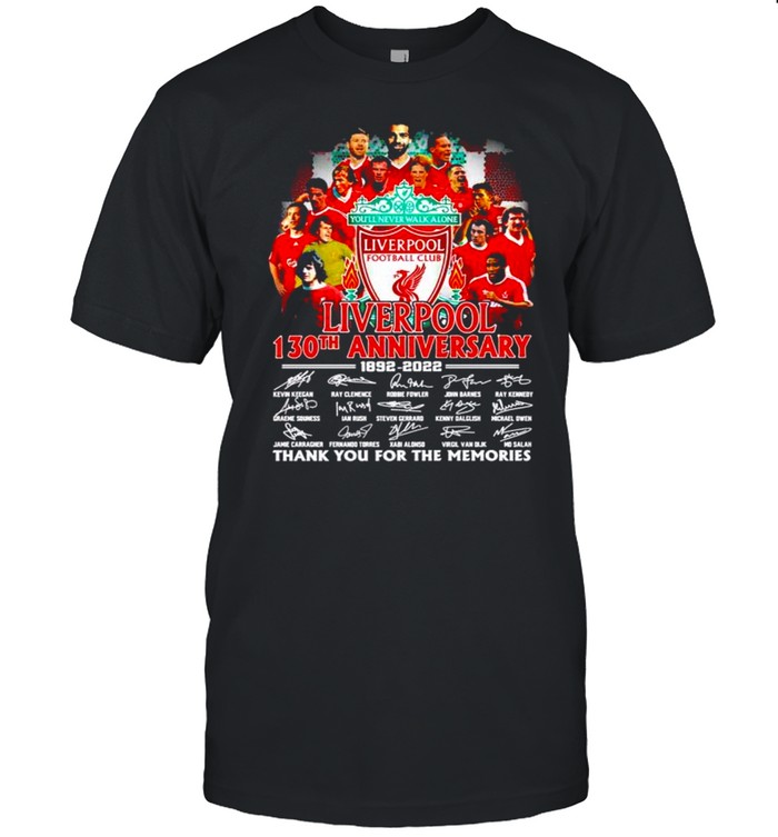 Liverpool 130th anniversary 1892-2022 signatures t-shirt Classic Men's T-shirt