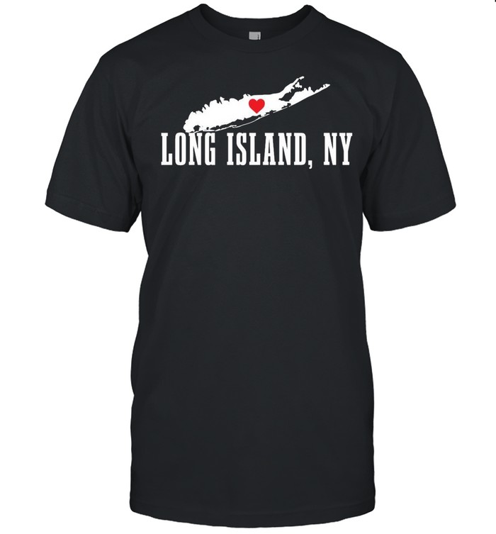 Long Island NY New York Pride Vintage Long Island Map shirt Classic Men's T-shirt