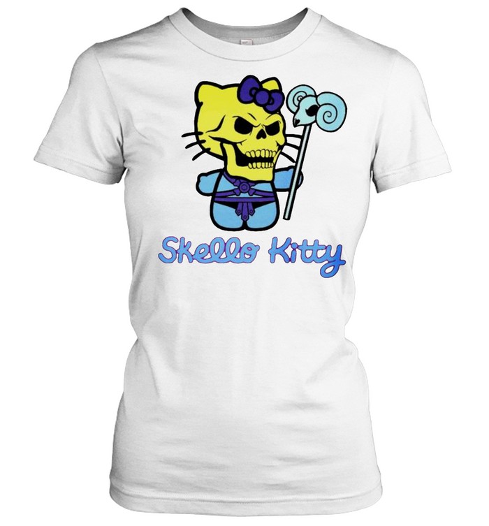 Skeleton skello kitty shirt Classic Women's T-shirt
