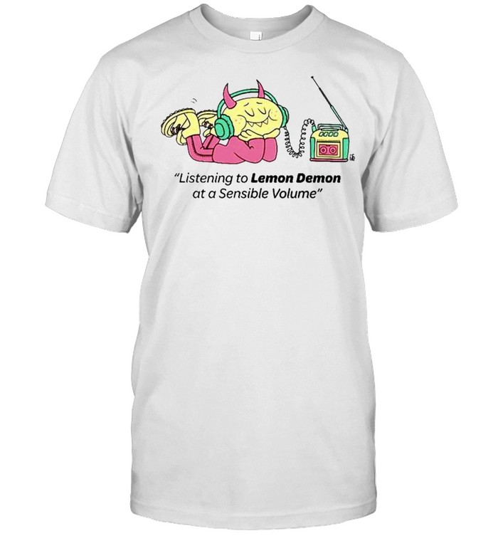 Listening to Lemon Demon at a Sensible volume shirt Classic Men's T-shirt