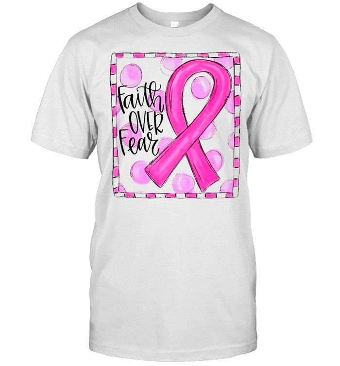Faith over fear Breast Cancer shirt Classic Men's T-shirt