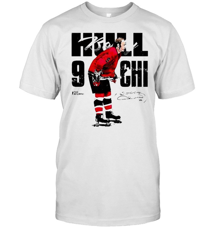 Chicago Bobby Hull #9 signature shirt Classic Men's T-shirt
