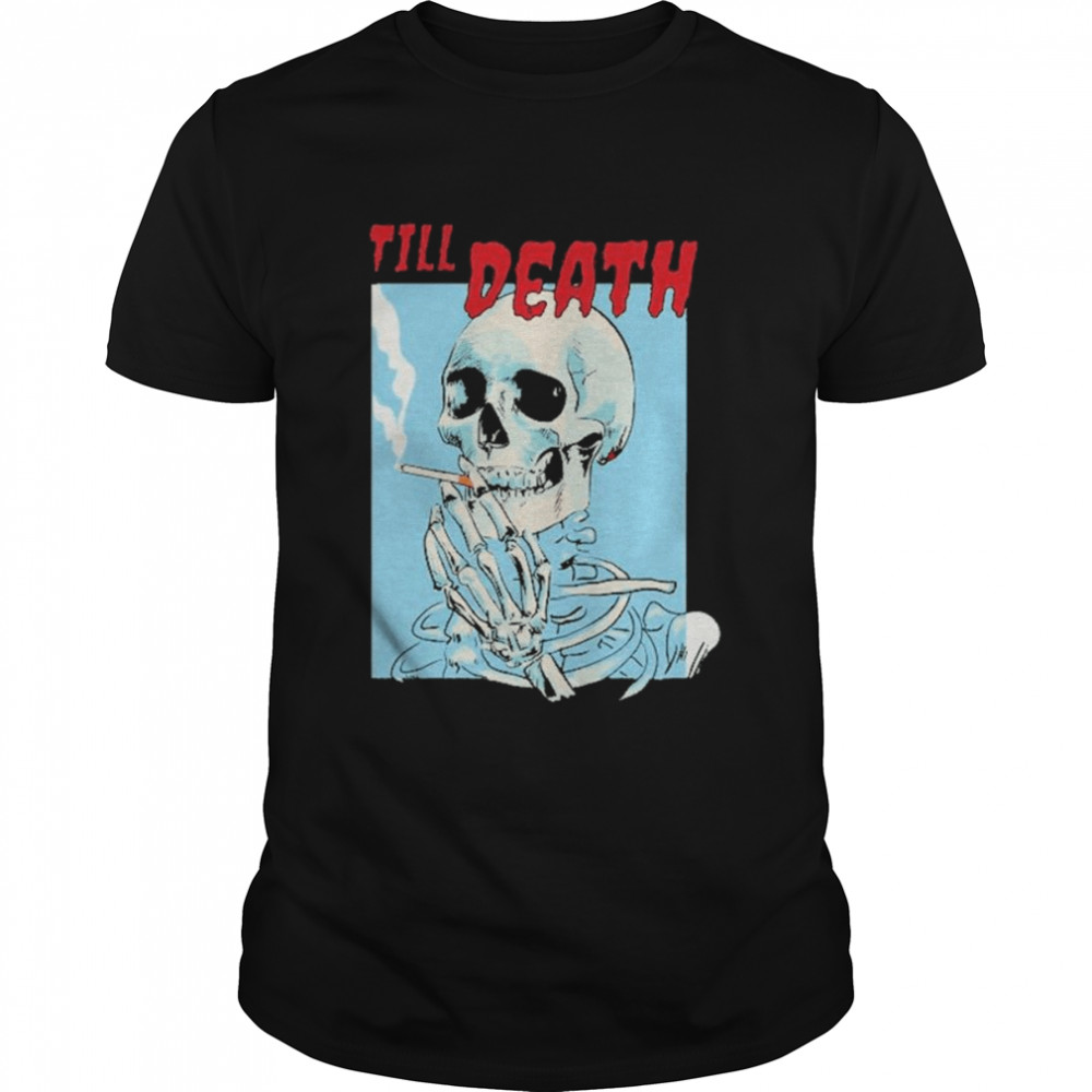 Till Death Skull Smocking shirt Classic Men's T-shirt