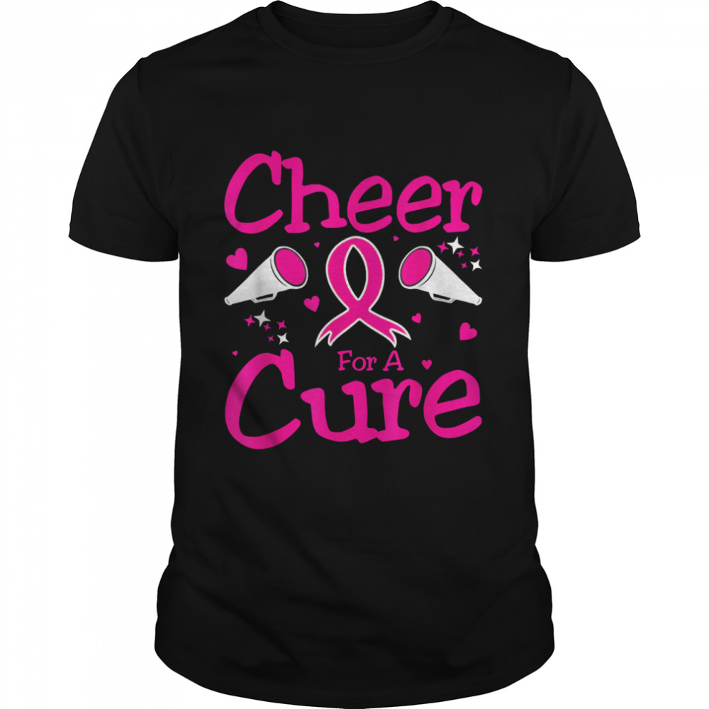 Cheerleading Tee Cheer Breast Cancer Girls Cheerleader T- Classic Men's T-shirt