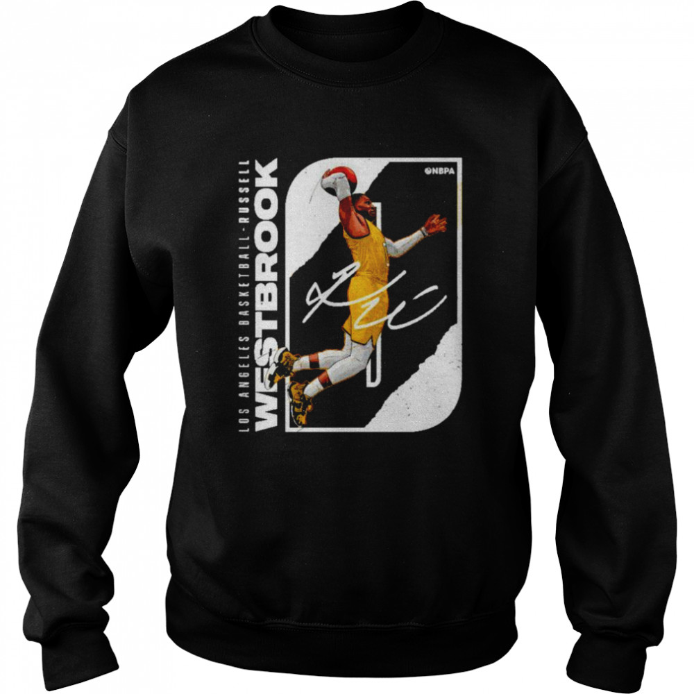 Los Angeles Basketball Russell Westbrook signature shirt Unisex Sweatshirt