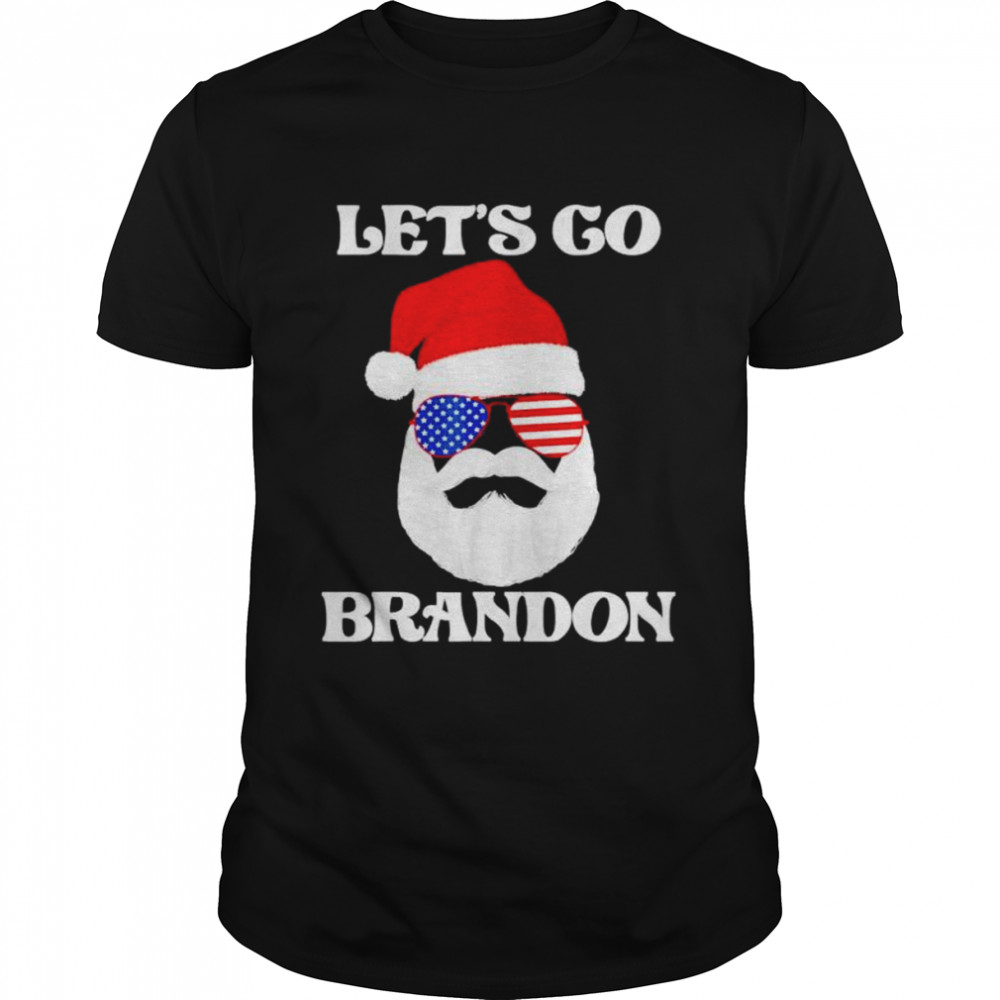 Lets Go Brandon Satan Claus Christmas shirt Classic Men's T-shirt