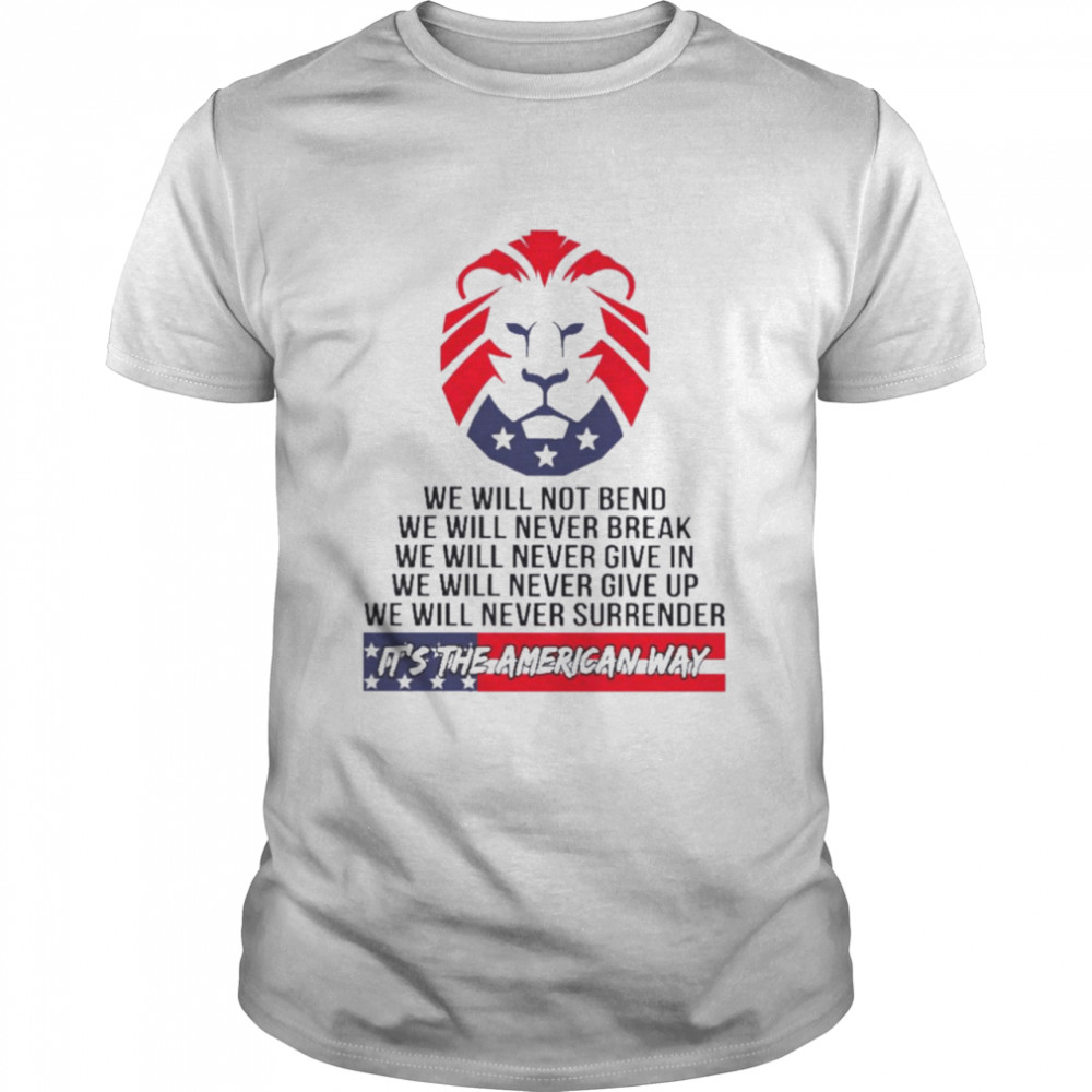 Lions It’s The American Way  Classic Men's T-shirt